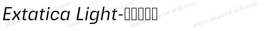 Extatica Light字体转换
